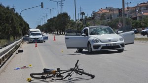 Bisikletli adam, araba çarpması sonucu öldü