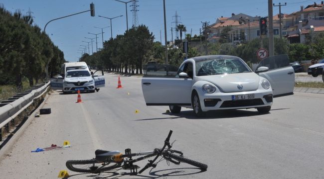 Bisikletli adam, araba çarpması sonucu öldü