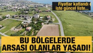 Bu bölgelerde arsa-tarla fiyatları katlandı