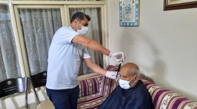 Büyükşehir'den korona günlerinde de evde bakım