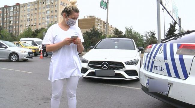 Ceza yazan polisin plakasını aldı, bakın kim çıktı!