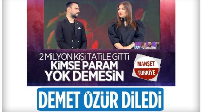 Demet Akalın, evde kalanlardan özür diledi