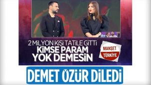 Demet Akalın, evde kalanlardan özür diledi