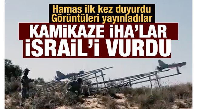 Hamas Yerli İHA'lar ve roketlerle Tel Aviv'i vurdu!