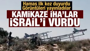 Hamas Yerli İHA'lar ve roketlerle Tel Aviv'i vurdu!