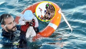 İnsanlık dramı! Bebekleri bile denize attılar