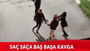 Kadınların kavgası kamerada