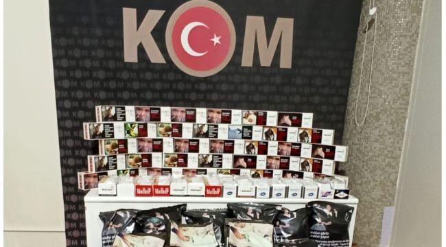 Kırıkkale'de kaçak tütün operasyonu: 2 gözaltı