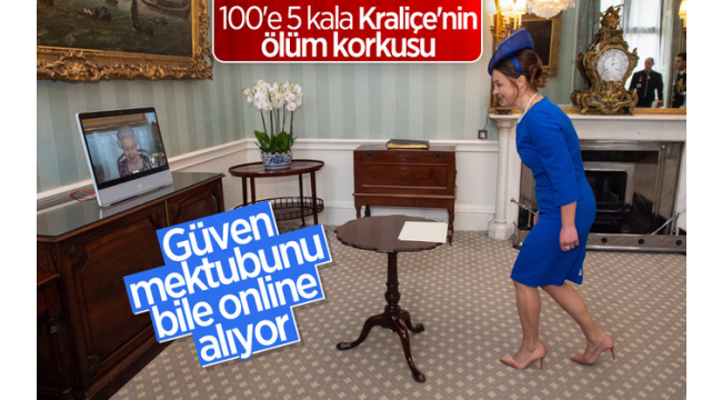 Kraliçe Elizabeth, güven mektuplarını online aldı