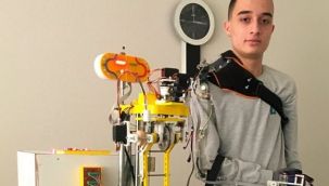 Mobil robot kol projesiyle dünya birincisi oldu
