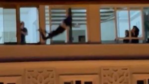 Ölüme böyle atladı