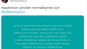 Sağlık Bakanı Fahrettin Koca: Kolları sıvıyoruz