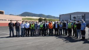 Şantiyede bayramlaşma