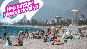 Tam kapanma biter bitmez sahillere akın ettiler