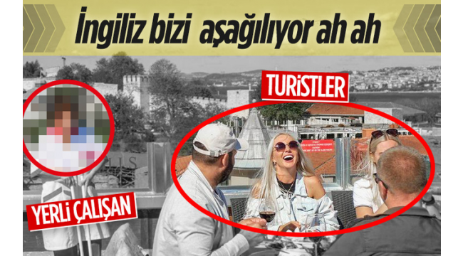 Tam kapanmada turistlere hizmet eden personelle alay ettiler