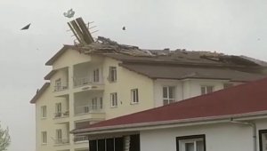 Toz fırtınası: Çatılar uçtu, ağaçlar kökünden söküldü