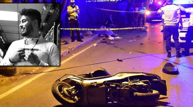Üniversite öğrencisi moto-kurye hayatını kaybetti