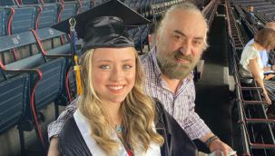 Volkan Konak'ın kızı Amerika'da üniversite bitirdi