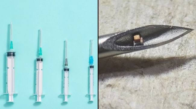 Vücuda enjekte edilebilen çip geliştirildi
