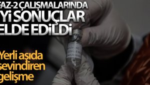 Yerli aşıda faz-2 çalışmalarında iyi sonuçlar elde edildi