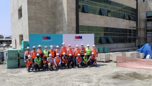 AB desteğiyle Hatay'da inşa edilen hastanede sona geliniyor