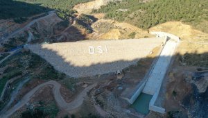 Aydıncık Barajında çalışmalar son sürat devam ediyor