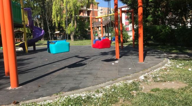 Aynı park, aynı görüntüler