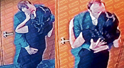 Bakan, yardımcısıyla öpüşürken yakalandı