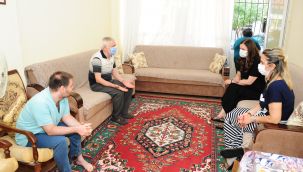 Başkan Çalkaya, Şehit Babalarını yalnız bırakmadı