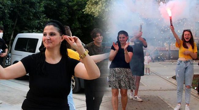 Boşanma davasını kazandı, davul zurnayla kutladı