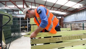 Buca'nın parklarında geri dönüşüm dönemi