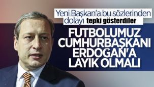 Burak Elmas: Futbolumuz Cumhurbaşkanı Erdoğan'ın yatırımlarına layık olmalı