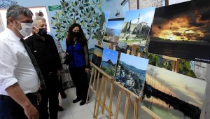 Çeşme Halk Eğitim Müdürlüğünden yıl sonu sergisi