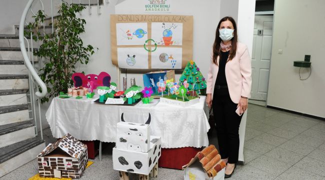 Çevre projesine Balçovalı miniklerden destek