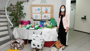 Çevre projesine Balçovalı miniklerden destek