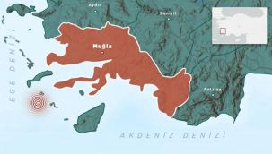 Datça'da korkutan deprem! Herkes sokakta