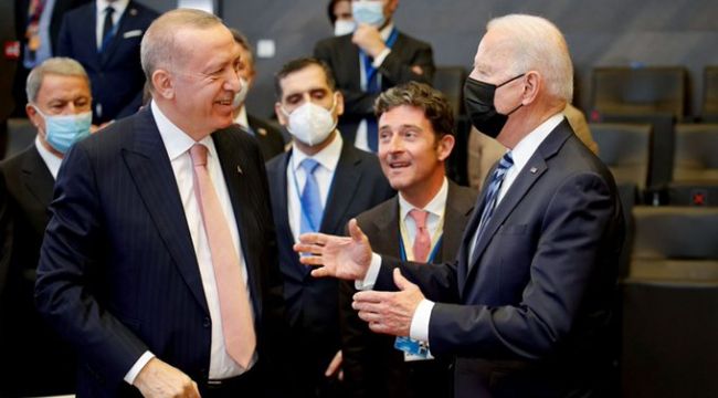 Erdoğan-Biden zirvesinden ilk görüntüler