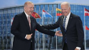 Erdoğan ile Biden görüşmesi başladı
