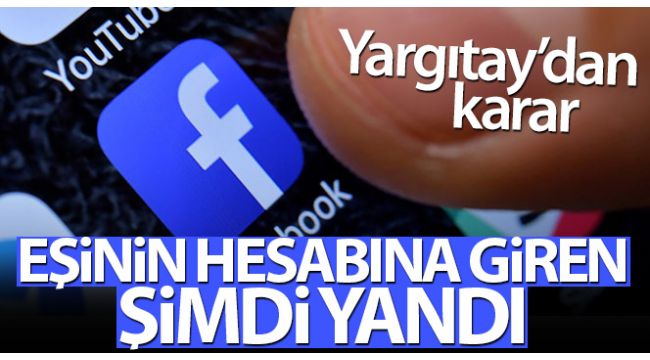 Eşinin Facebook hesabına giren yandı