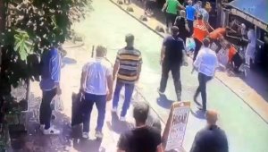 Esnafın meydan kavgası kamerada