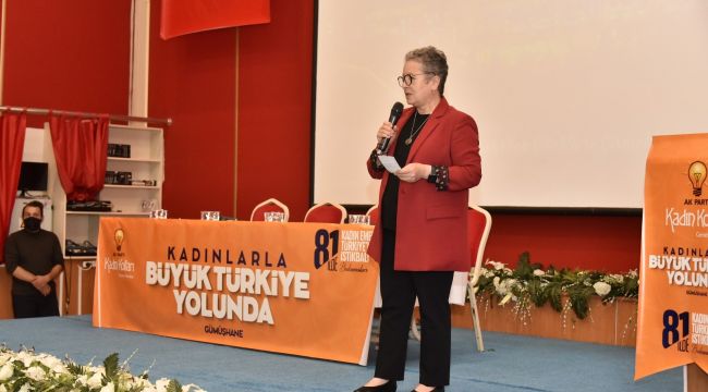 Gümüşhane'de 'Kadınlarla Büyük Türkiye Yolunda' programı düzenlendi