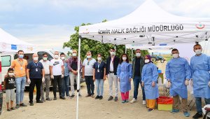 İzmir'de mevsimlik tarım işçilerine aşı başladı