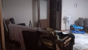 Kavga ettiği eşine kızdı, evi ateşe vermeye kalktı