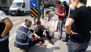 Kaykaycı genç kanlar içinde kaldı