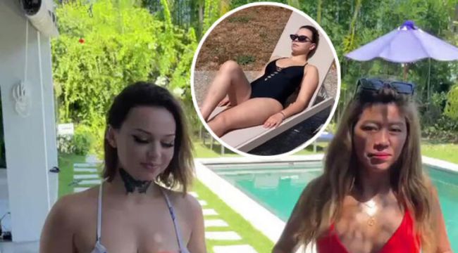 Kiraladıkları villada yetişkin filmi çektiler