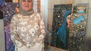 Koronavirüsle geçen 1 senesini sanatıyla anlattı