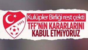 Kulüpler Birliği'nden federasyona sert tepki!