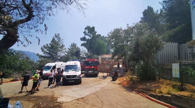 Marmaris'teki yangında, bir orman işçisi hayatını kaybetti