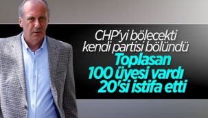 Memleket Partisi'nden 20 kişi istifa etti