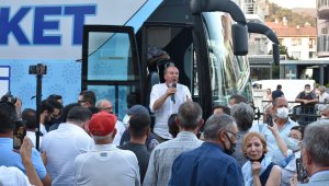 Muharrem İnce, Marmaris'te Memleket Partisi İlçe Ofisi'ni açtı